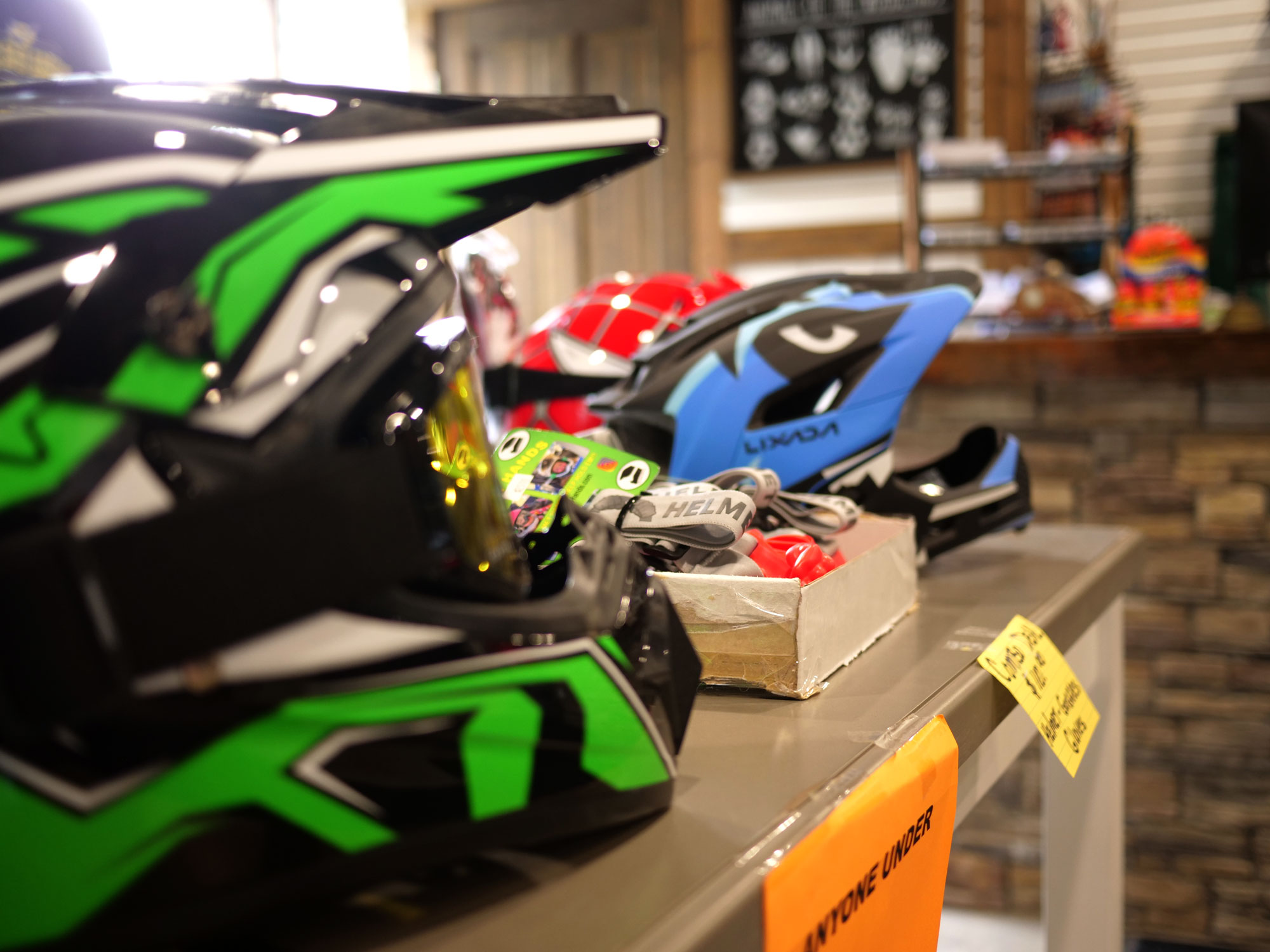Helmets and gear